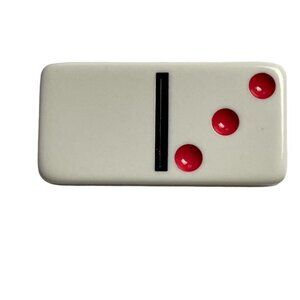 Double Twelve Dominoes Replacement Tile 0 3 Color Dot Vintage 1998 mq